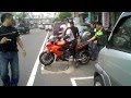 Asian Girl's First Motorbike Ride - Shoei Helmet Feature