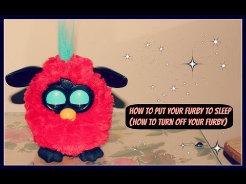 how to turn furby on