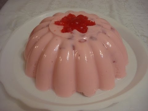 laabuelitamartita48 - Otra deliciosa gelatina de yughurt de fresa, para cualquier ocasión...