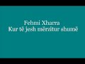 Fehmi Xharra - Kur t� jesh m�rzitur shum�
