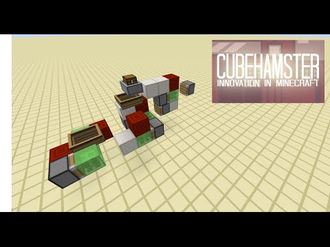 Player Controlled Flying Machine - Start/Stop + Move-able Chest in Minecraft
