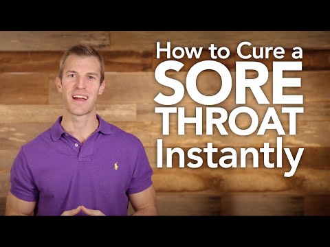 how to cure a sore a throat
