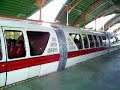 Disneyland Monorail Red Arrives at DtD Day CLIP 03/20/07