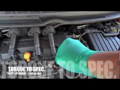 How to Change Spark Plugs on a 2006 Honda Civic l.8L