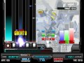 I should have realized that if Lunatic Rave 2's Hard lifebar was harder than IIDX's, its Easy lifebar would be easier than IIDX's. I'm almost certain that you gain life quicker on LR2's Easy, which is not the case with IIDX; you just lose less life for missing. Also, at the part around 1:15, I did much better on it on just about every other attempt at clearing this song. Actually, I'm surprised that this attempt was a clear, even though it was the first attempt with Easy. This song is from THE BMS OF FIGHTERS 2011 - Intersection of conflict - and is available here: manbow.nothing.sh