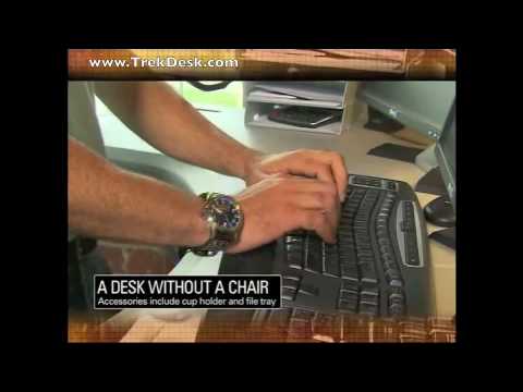 Treadmill Desk from TrekDesk Featured on CNN Edge of Discovery
