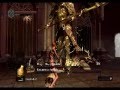 Dark Souls: SL1 (level 1) naked melee pyromancer VS. Ornstein and Smough