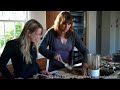 Lucy Lawless And Her Lovely Assistant Renee O'Connor In the Kitchen
