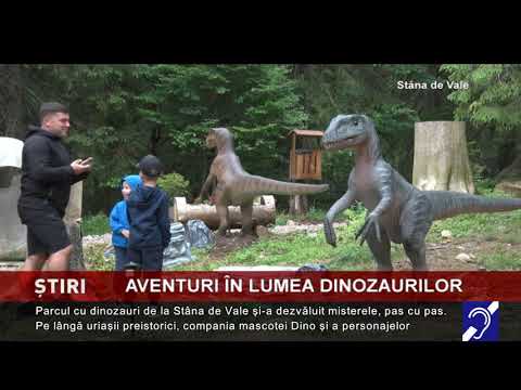 Aventuri în lumea dinozaurilor, la Stâna de Vale