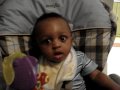 Jaire jams with dad at 8 months