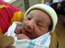 Sebastian day 2 with Grandma