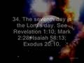 60 Bible Facts on the Seventh-Day of the Week