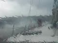 quadra island storm-jd and kerry on the knot again a 42 ft pearson sailboat. 60+ knot storm tied to the dock at taku resort in heriot bay.