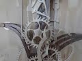Wooden Gear clock built using plans from Clayton Boyer's website.