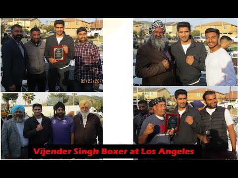 Vijender Singh Boxer at Los Angeles