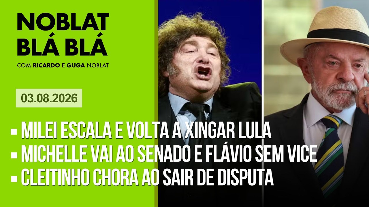 AO VIVO: Milei volta a atacar Lula "é um ladrão". Cleitinho chora. Michelle Bolsonaro vai de Senado🔥