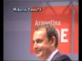 Zapatero en Argentina. Nacionalidad para todos los nietos