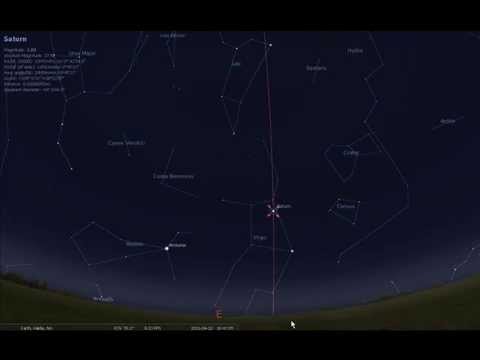 how to locate saturn