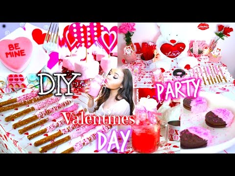 Valentine's - LETS GET “DIY Valentines Day Party! DIY Treats,Decorations + More!
