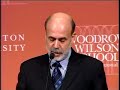 Ben Bernanke at Princeton