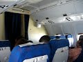 Cubana Liyushin IL-62M in flight - cabin & window view