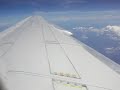 Cubana Liyushin IL-62M in flight - cabin & window view