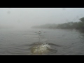Naples Waterskiing Benoit in the Fog this morning