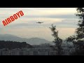 Ansett B747 from checkerboard Hong Kong Kai Tak