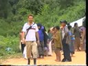 Giorgio Trombatore in Laos with ethnic Mong tribes