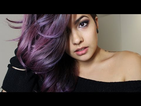 how to go purple from black hair