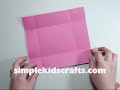How to make a construction paper basket