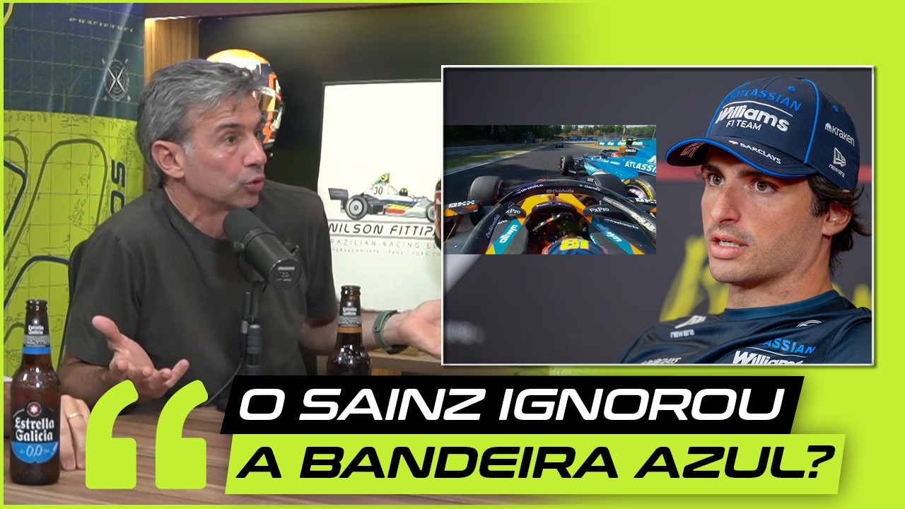 Sainz errou feio? O toque no Piastri e o debate sobre bandeira azul na F1 e Indy