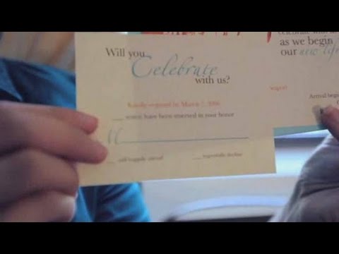 how to fill out wedding rsvp card