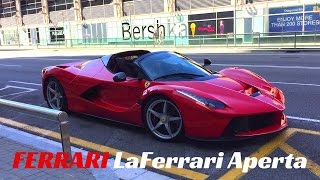 LA FERRARI LAFERRARI APERTA FILMÉE EN EXCLUSIVITÉ A BARCELONE !