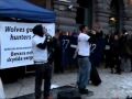 Bevara os Skydda Vargen Demonstration Stockholm 17th January 2010