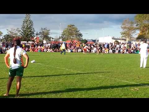 India vs New Zealand girls kabaddi match 2014