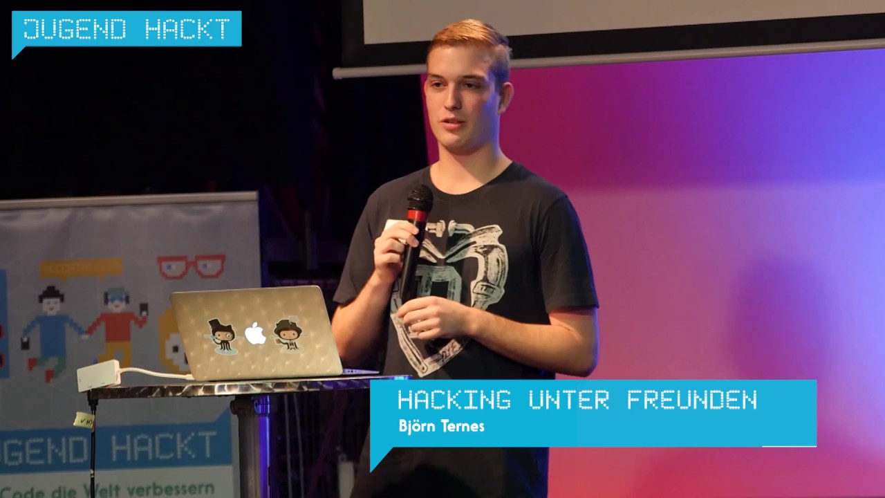 Hacking unter Freunden – Björn Ternes (Lightning Talk 2016) – Jugend hackt