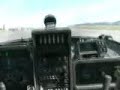 Approach, land and take off at San Sebastian Airport