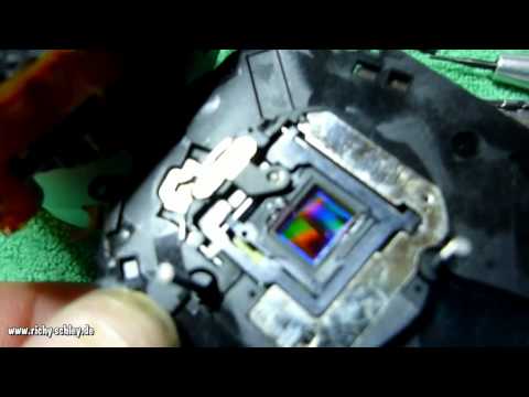 Ricoh Caplio R7 Digitalkamera zerlegt geschlachtet dismounted disjointed