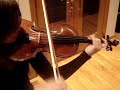 Sound Sample of Swiss Violin Made by Wilhelm Duerer