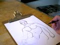 Male   Nude  Mercury Drawing