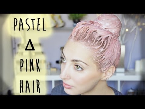 how to dye ends pink
