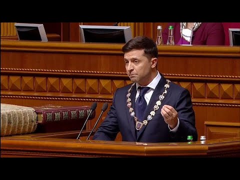 Ukraine: Prsident Wolodymyr Selenskyj wurde vereidig ...