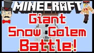 Minecraft Clay Soldiers - GIANT SNOW GOLEM Battle! Subs Bet Arena Match #75!