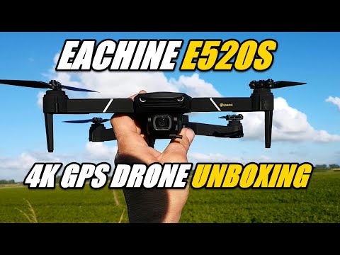 Eachine E520S 4K GPS Drone Unboxing and First Flight Testing RTH Return To Home