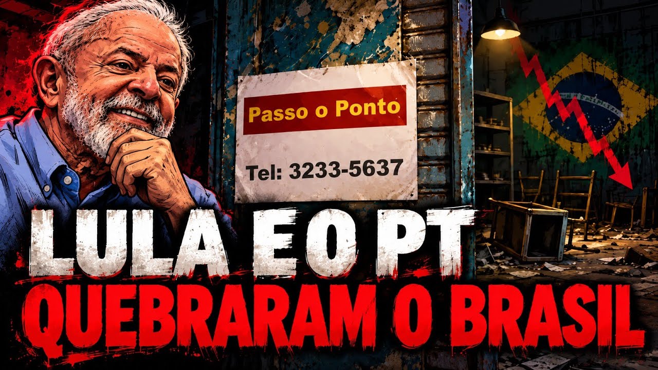 O PT QUEBROU O BRASIL! Lula endivida o povo com populismo covarde. Domingo, é Flávio Bolsonaro 22!