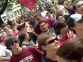 Paganese - Reggiana dal maxischermo in piazza a Reggio