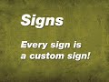 The Sign Shop Movie #1