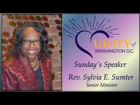 Rev. Sylvia E. Sumter, Senior Minister ~ May 10, 2026
