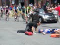 Yaletown Grand Prix Bike Race Crash  ... part 1 of 2